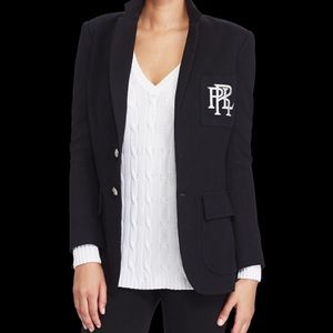 Polo Ralph Lauren Knit Cotton Blazer Jacket